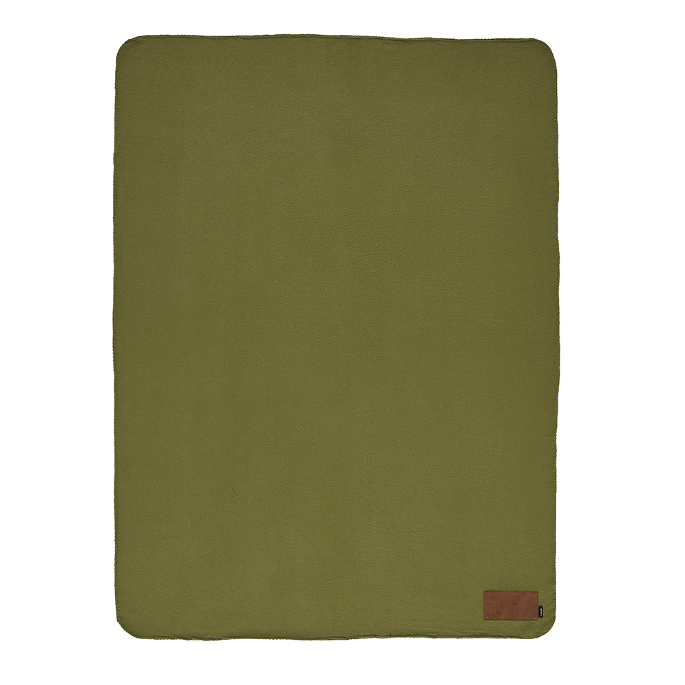 Plaid personnalisé 120x160cm rPET 180g Pollock Vert armée